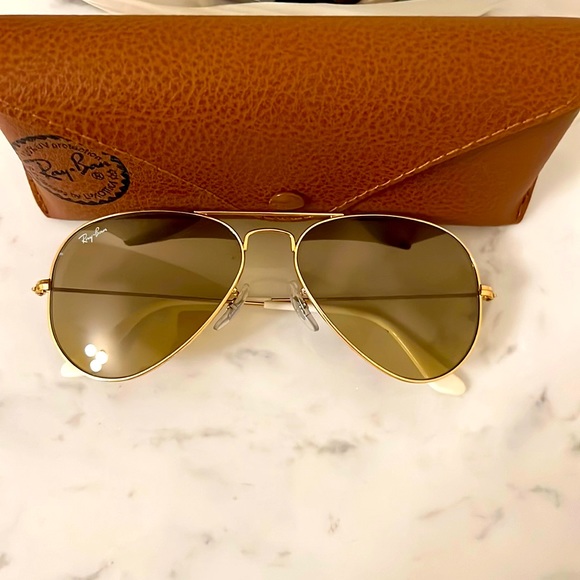NWOT RAYBAN Aviators - Picture 1 of 3